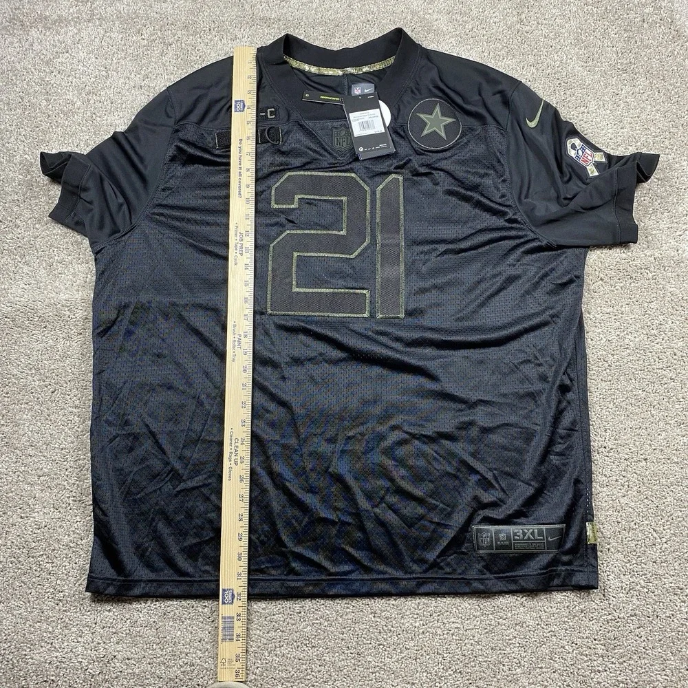 NEW‎ Nike Ezekiel Elliott Jersey #21 Salute to Service Cowboys NFL Mens 3XL $170 - Picture 5 of 9